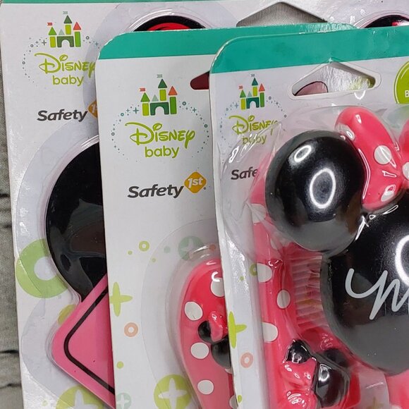 SAFETY 1ST MINNIE MOUSE BRUSH, COMB, NAIL CLIPPERS, FILES, & CAR SIGN - Picture 9 of 16